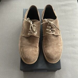 Allen Edmonds Southside Suede Taupe Shoes